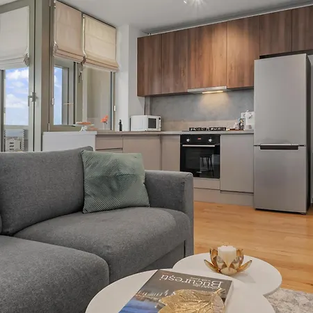 Mido Tres In New Building With Parking, Self Check-in And Security Apartamento Bucarest